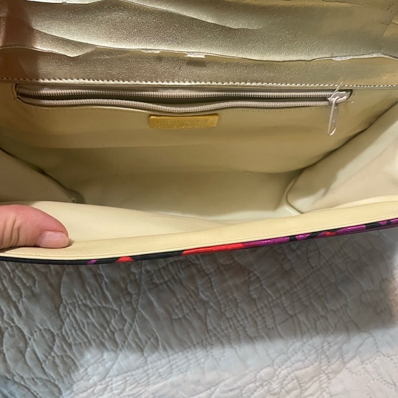 J. RENEE 1990s Jewel Tones Envelope Clutch Crossbody Shoulder Bag - Picture 6 of 6